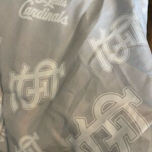 St. Louis Cardinals Gray Bedding Top Sheet
